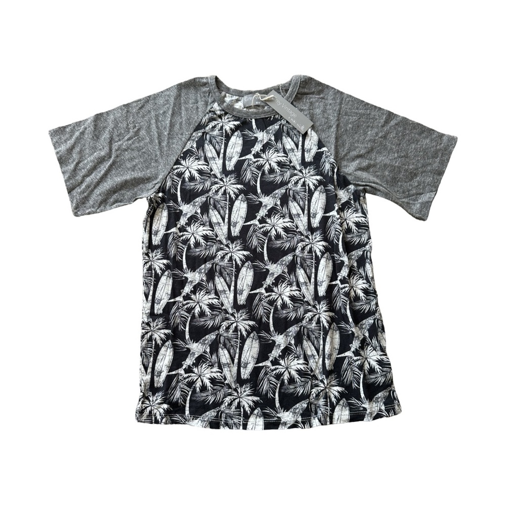 NWT Miki Miette x Grey Vintage Sharkbite Shirt, surfboards, shark Size 10